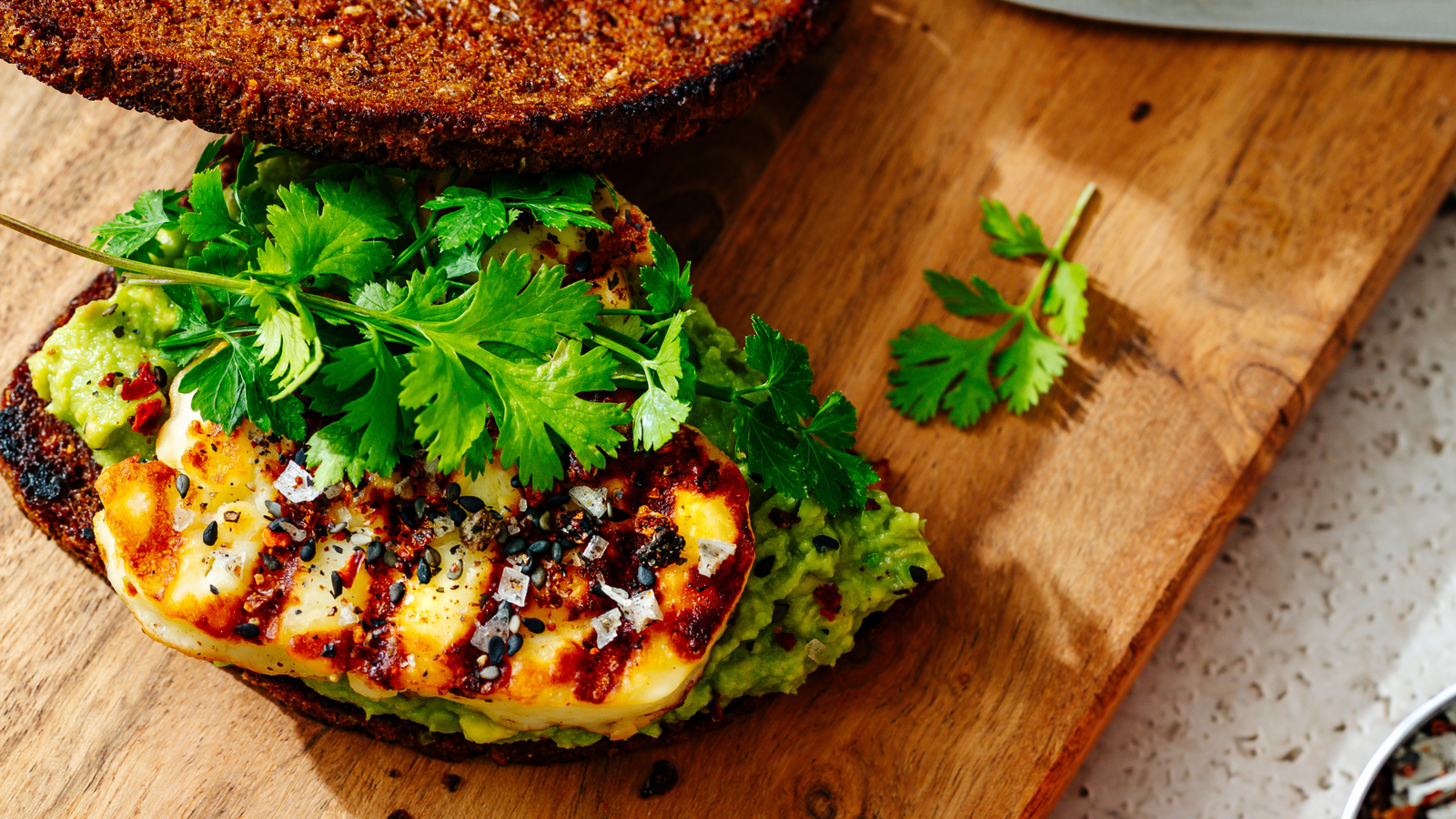 Image of Avocado Halloumi Sandwich