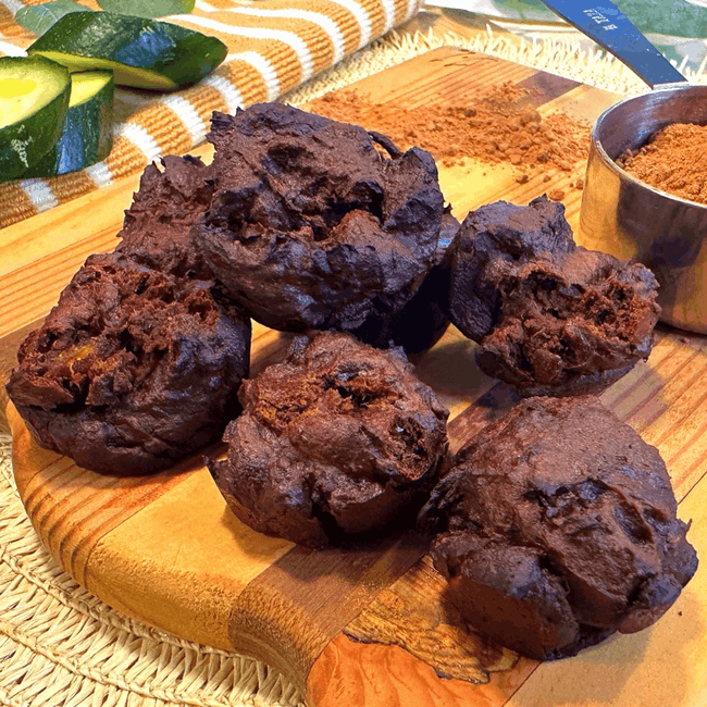 Image of Zucchini Choc Peanut Butter Cups