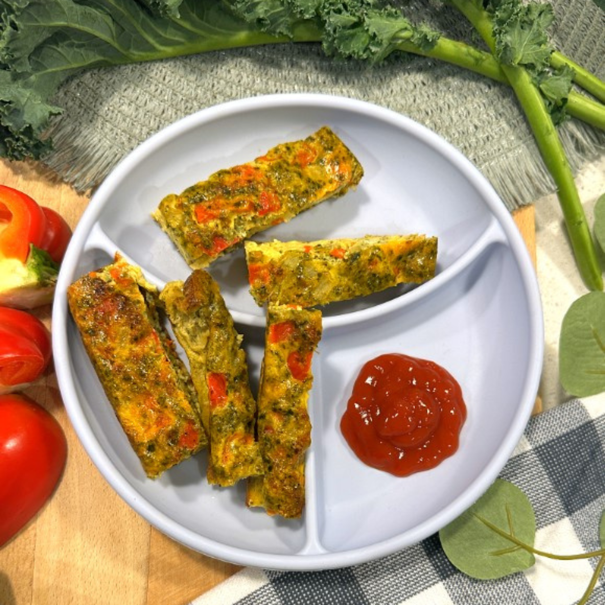 Kale Frittata Fingers