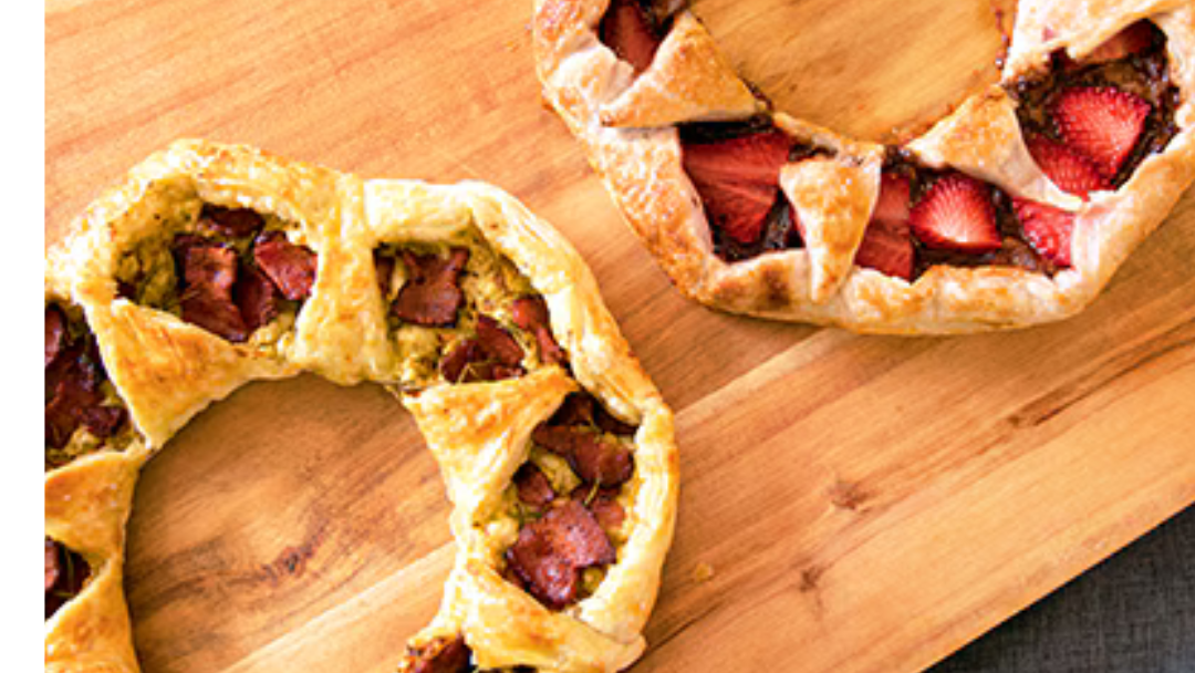 Image of VJ Cooks' Pastry Wreaths 2 Ways