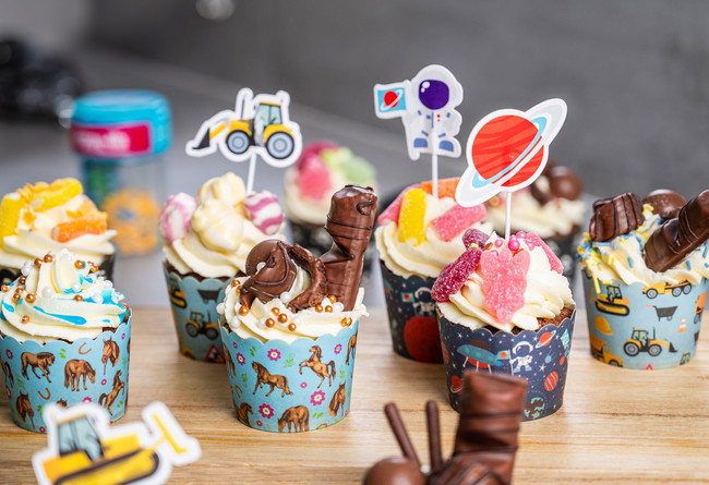 Image of Kindergeburtstag-Cupcakes