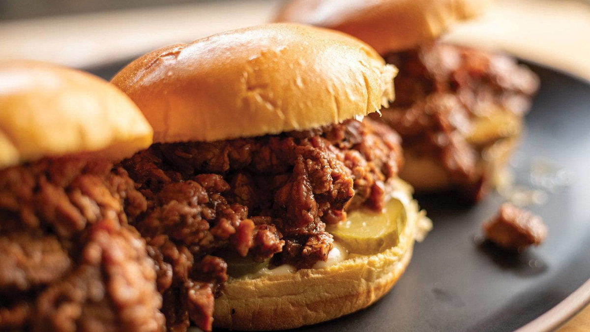 Grilled Barbecue Tri-Tip Sandwiches