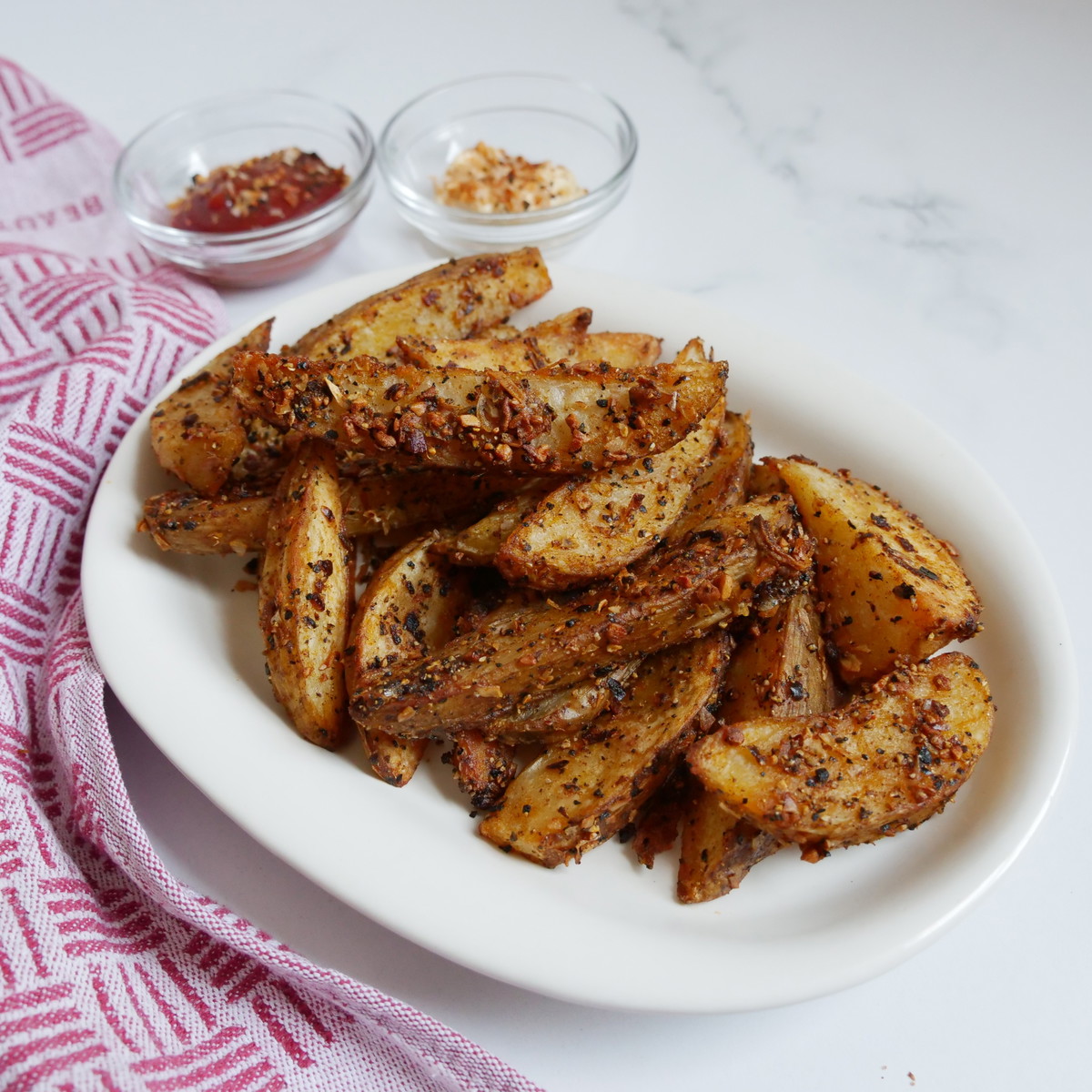 Oven-Baked Steak Fries