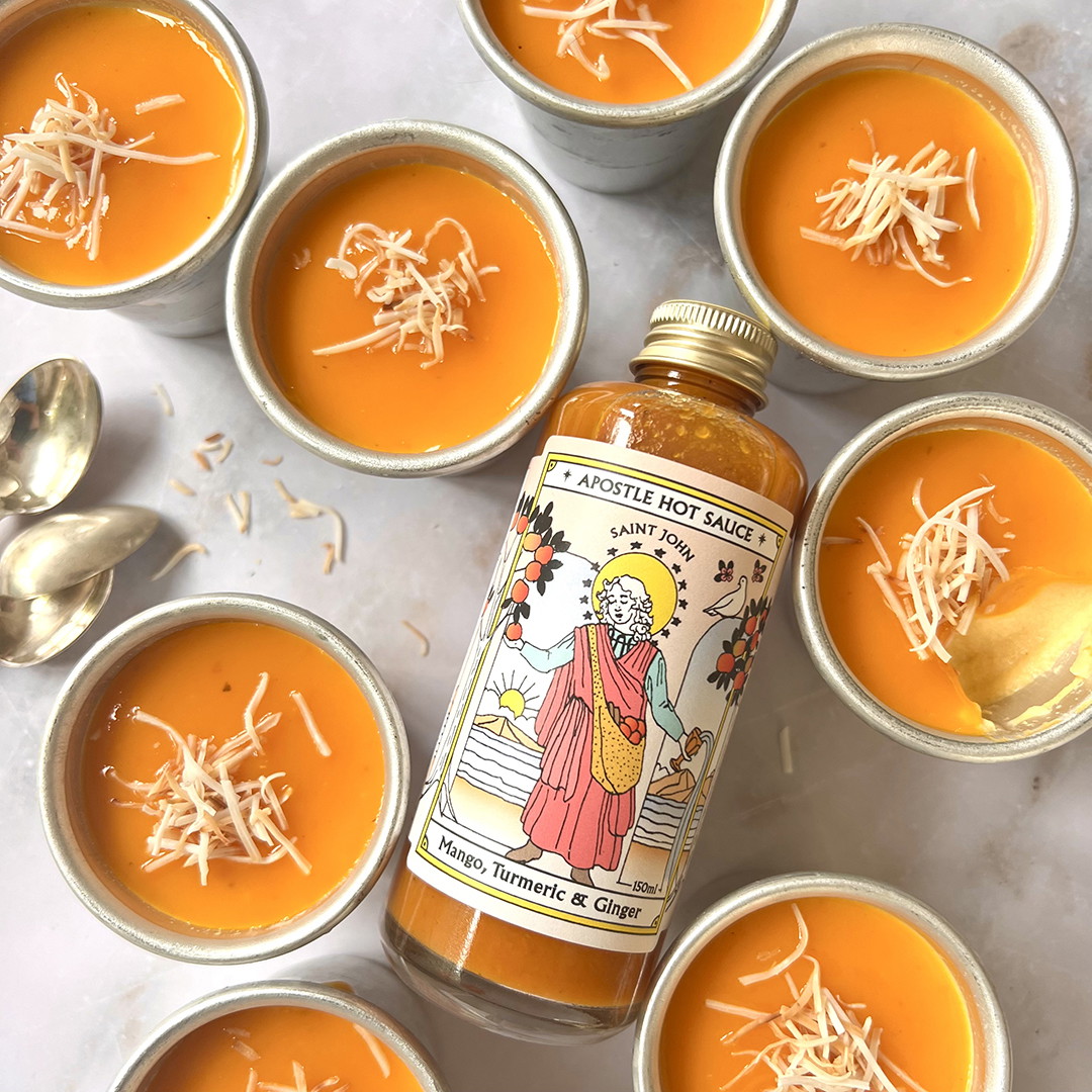 Spicy Mango Panna Cotta with Saint John
