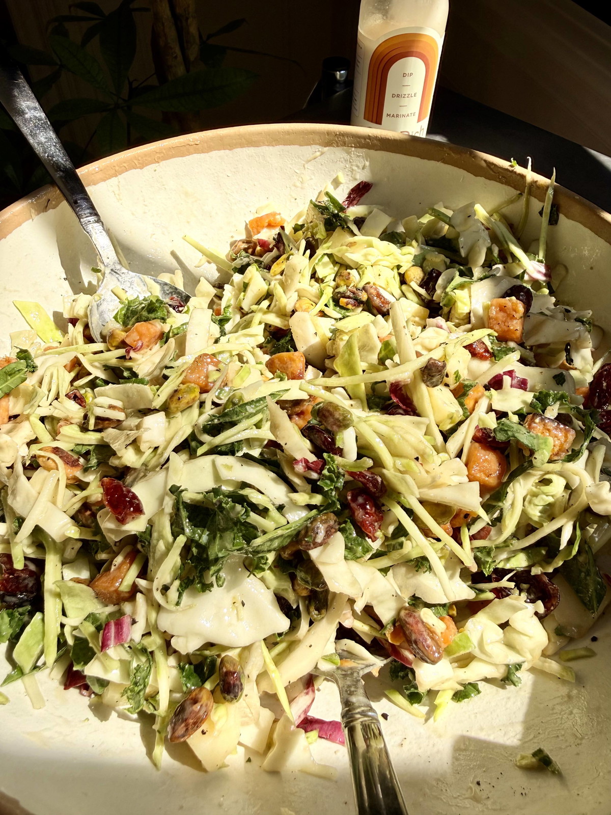 Fall Kale Crunch Salad