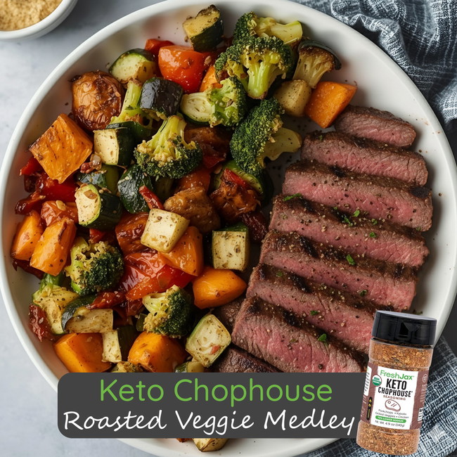 Image of Keto Chophouse Roasted Veggie Medley