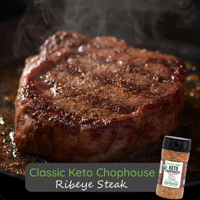 Image of Classic Keto Chophouse Ribeye Steak