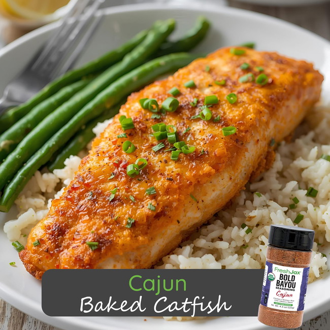 Image of Cajun Baked Catfish