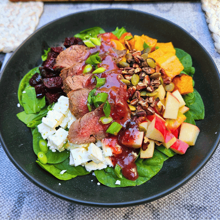 Elk Tenderloin Harvest Bowl – Jackson Hole Buffalo Meat