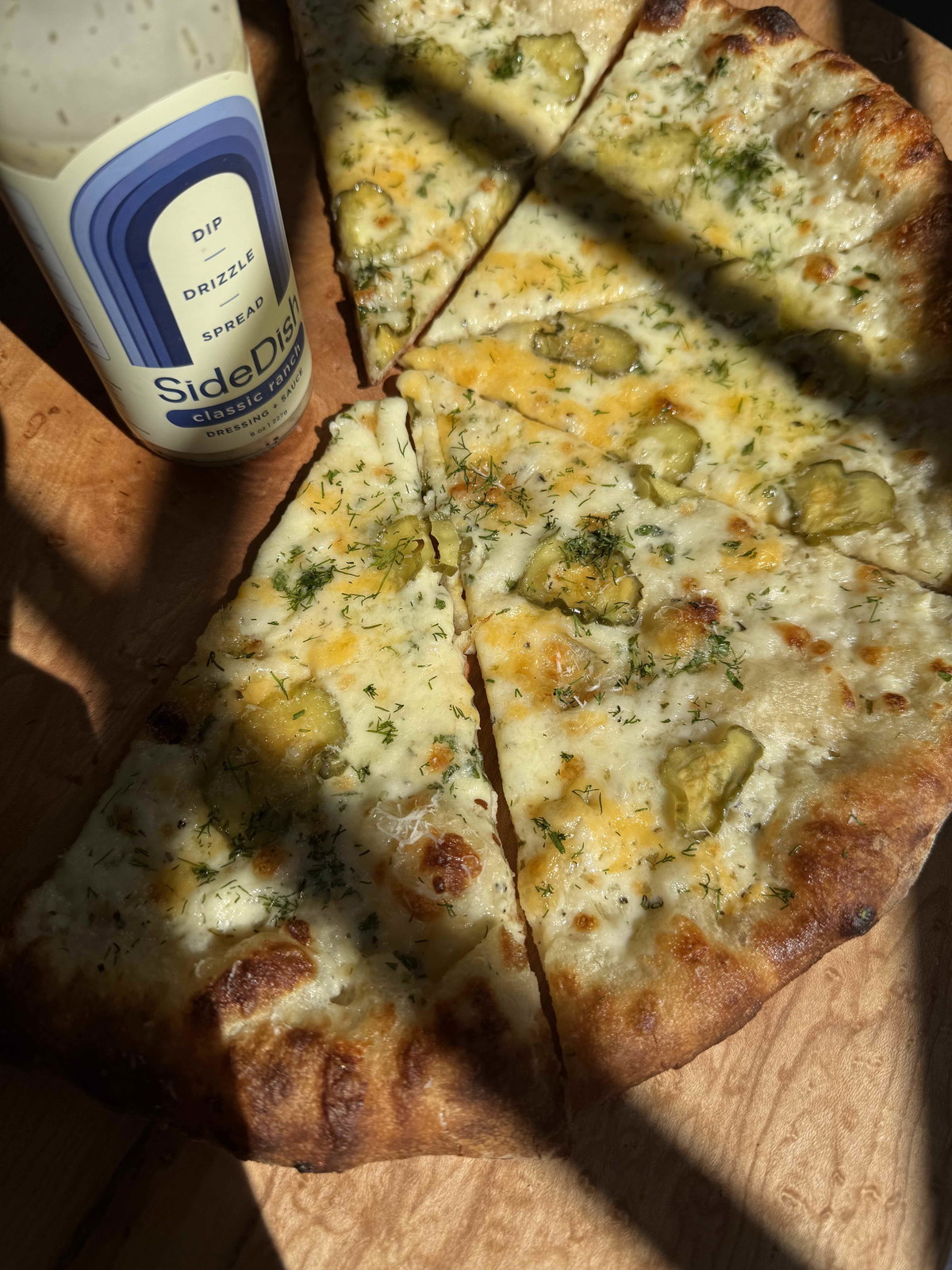 Pickle Pizza with Classic Ranch