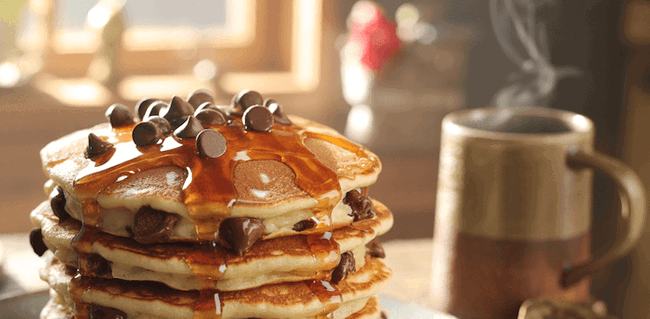 Image of Delicious and Decadent Chocolate Chip Pancake Recipe UK
