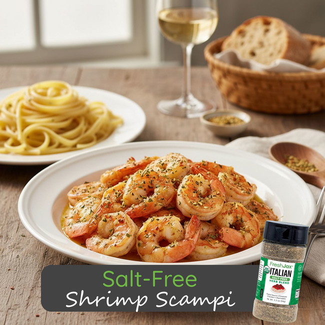 Image of Salt-Free Shrimp Scampi