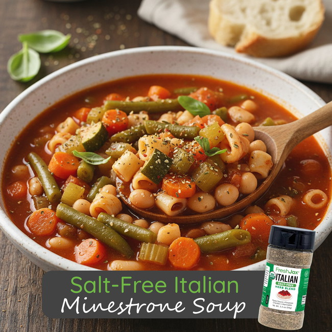 Image of Salt-Free Italian Minestrone Soup