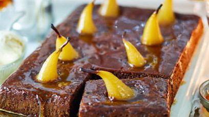 Vegan Pear Sticky Toffee Pudding Recipe