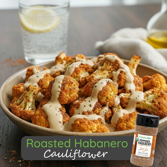 Image of Roasted Habanero Cauliflower (Spicy Veggie Side)
