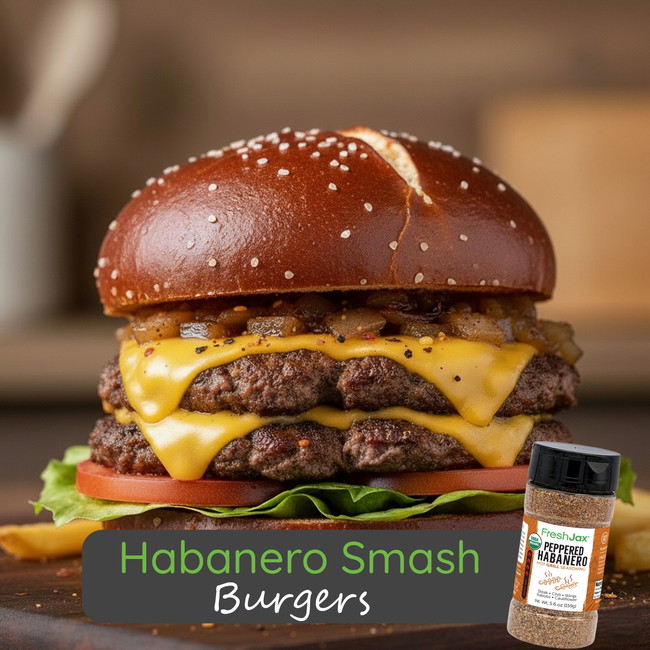 Image of Habanero Smash Burgers (Juicy & Fiery)