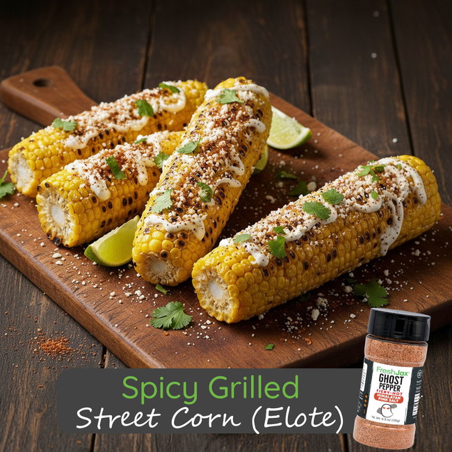 Image of Spicy Grilled Street Corn (Elote)