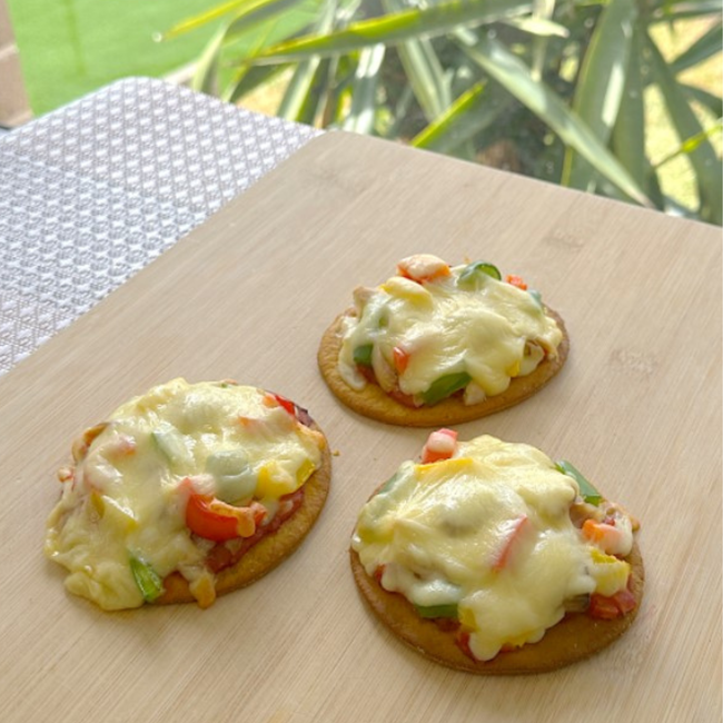 Image of Mini Veggie Pizzas ft Mandy’s Sweet Potato & Pumpkin Flatbread