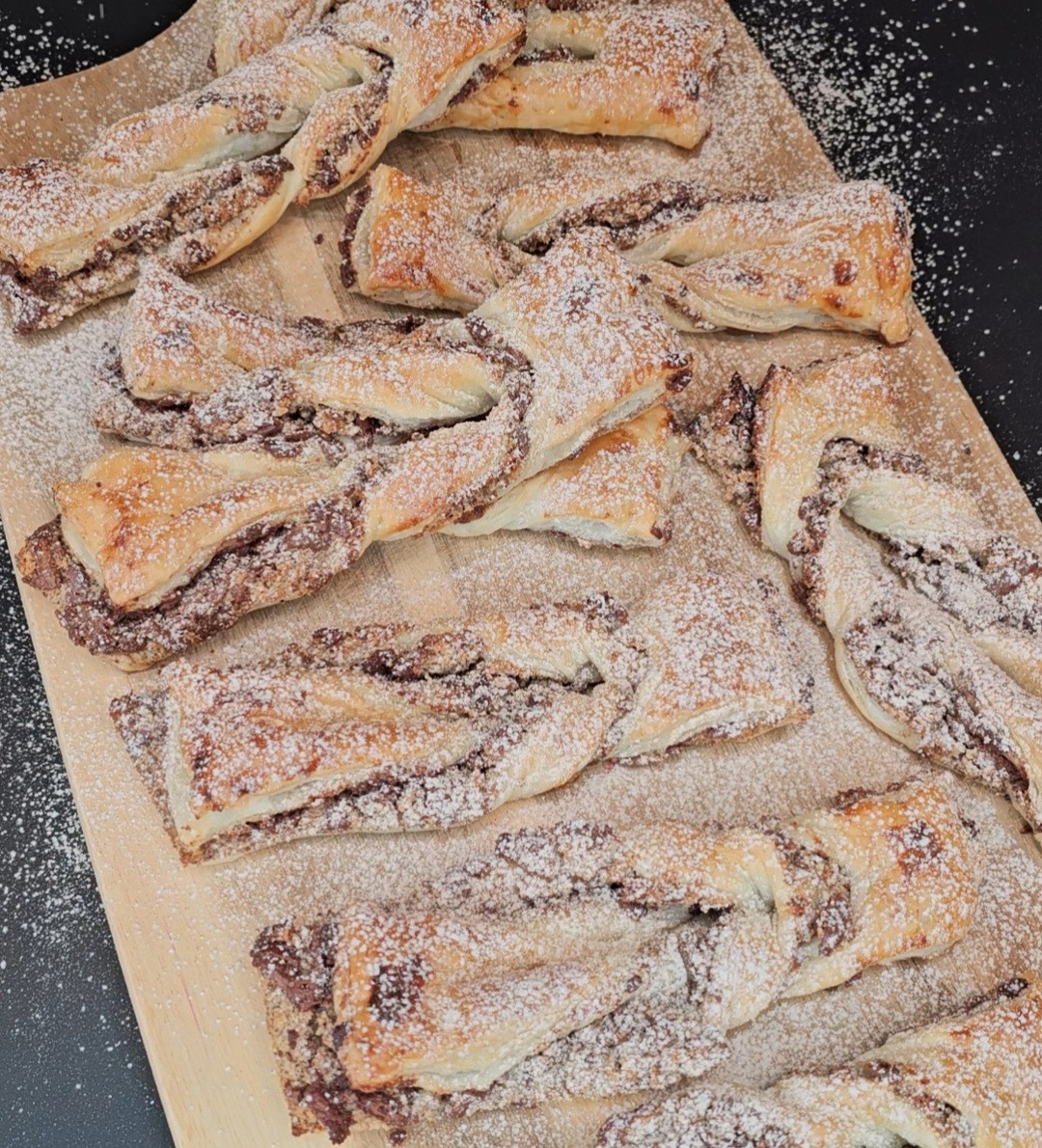 Nuss-Nougat-Stangen