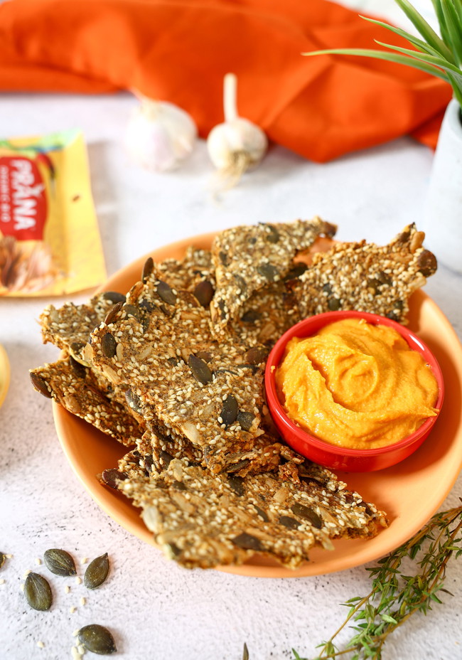 Image of Gluten-free Crispy Seed Crackers