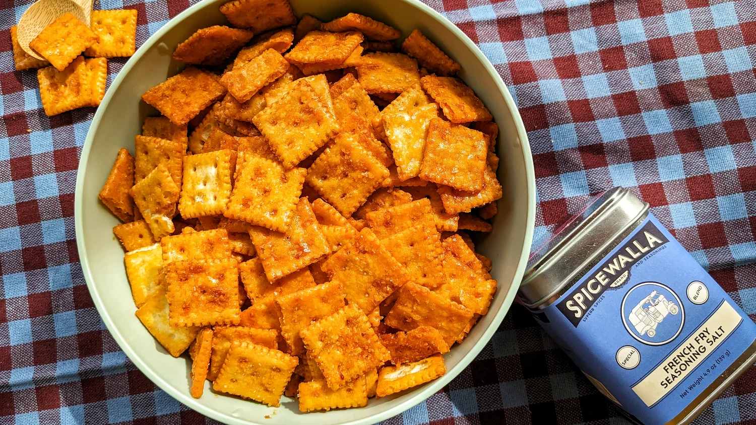 Image of Sweet & Salty Fire Crackers w French Fry Seasoning Salt