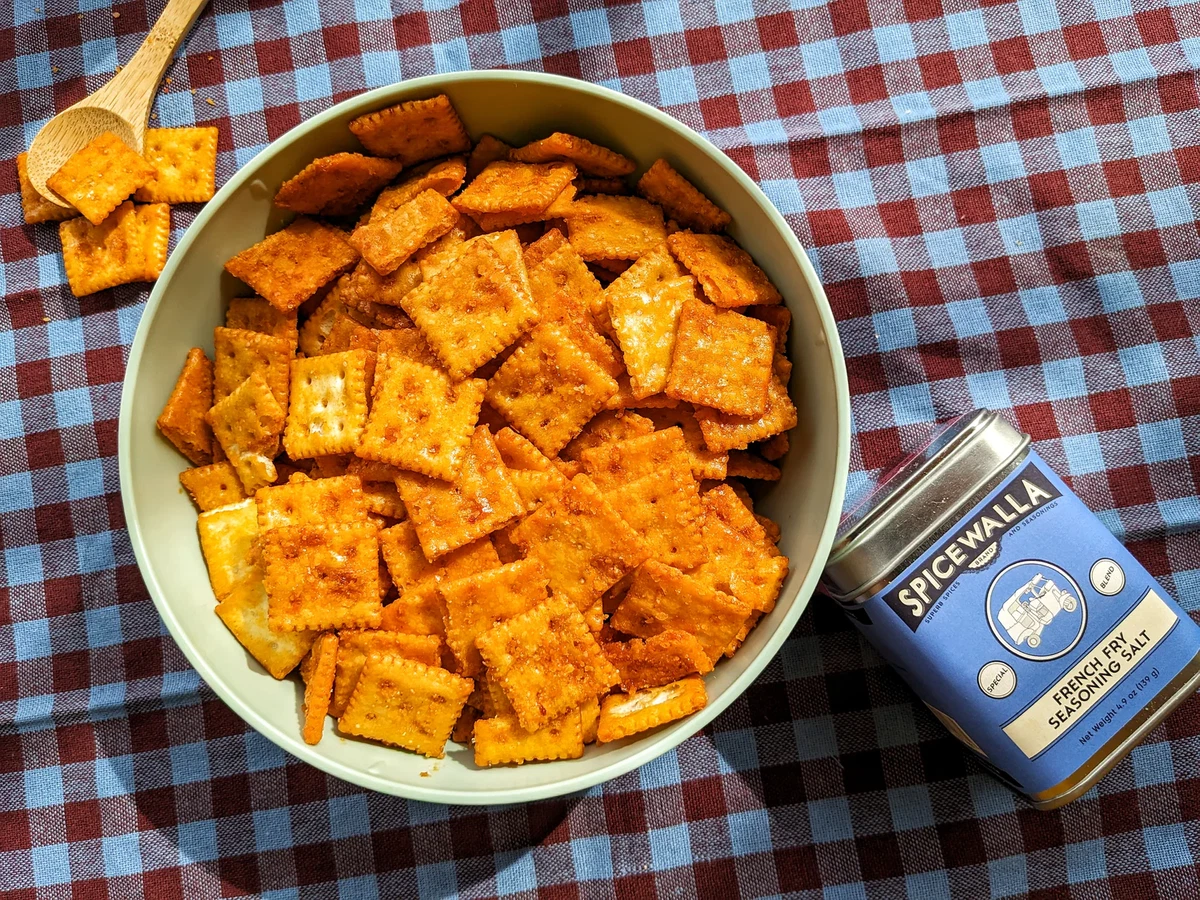 Sweet & Salty Fire Crackers w French Fry Seasoning Salt