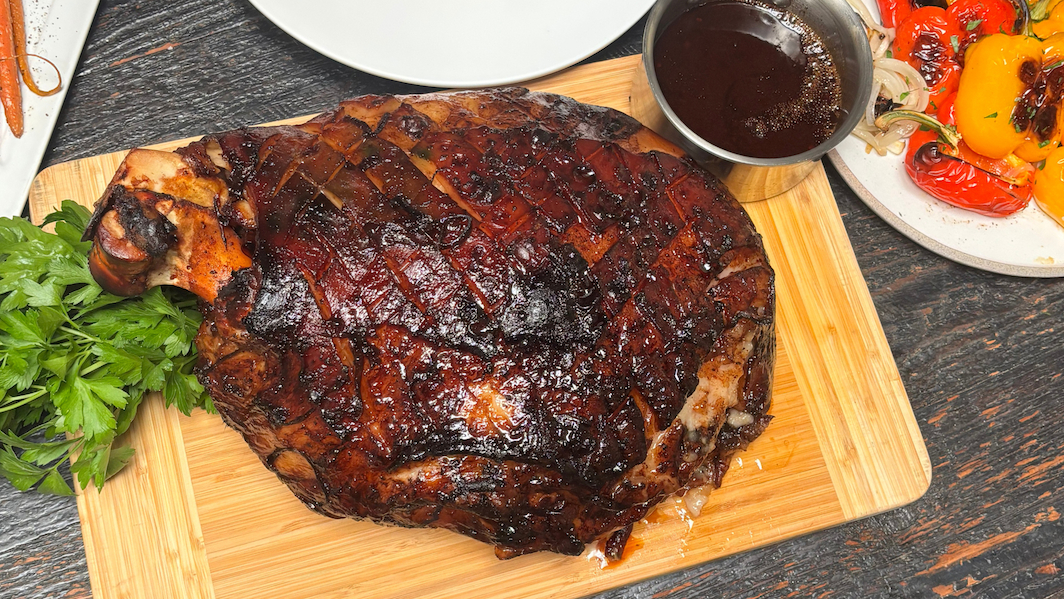 Image of Ibérico Pork Shoulder with Apple Cider Glaze & Chipotle