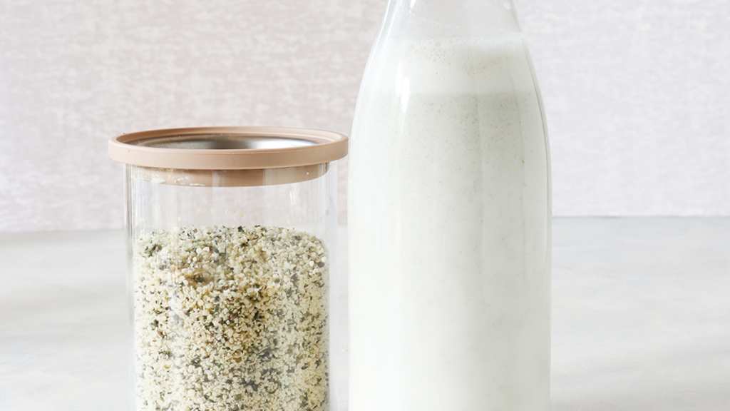 Image of Homemade hemp milk recipe