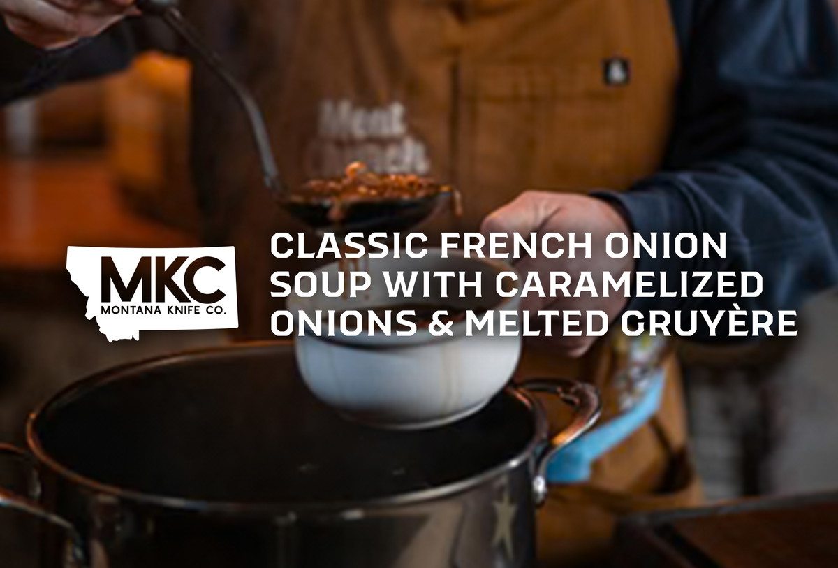 Classic French Onion Soup With Caramelized Onions and Melted Gruyère