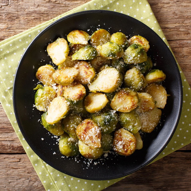 Image of Roasted Parmesan Garlic Brussel Sprouts
