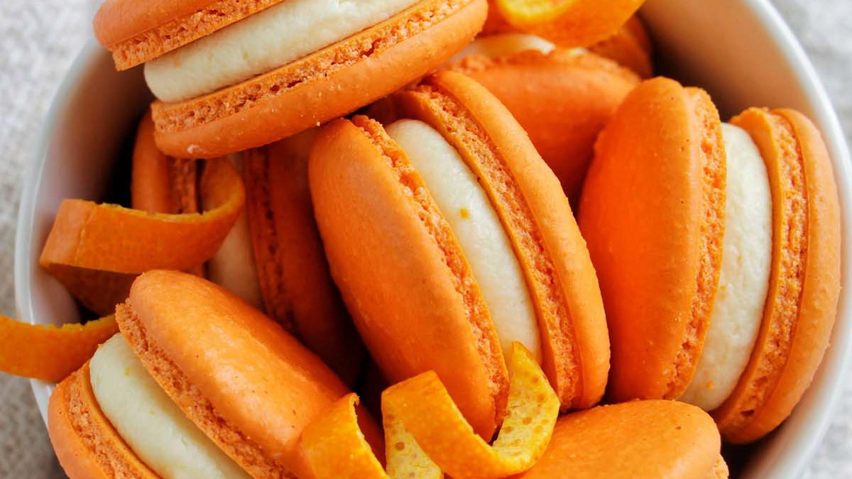 Orange Macaron Recipe Using Oil Soluble Flavoring