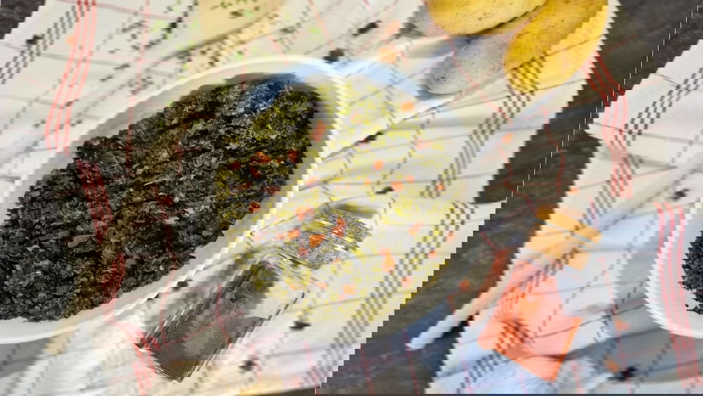 Image of Grünkohl Rezept vegan | Deftiges Wintergericht 