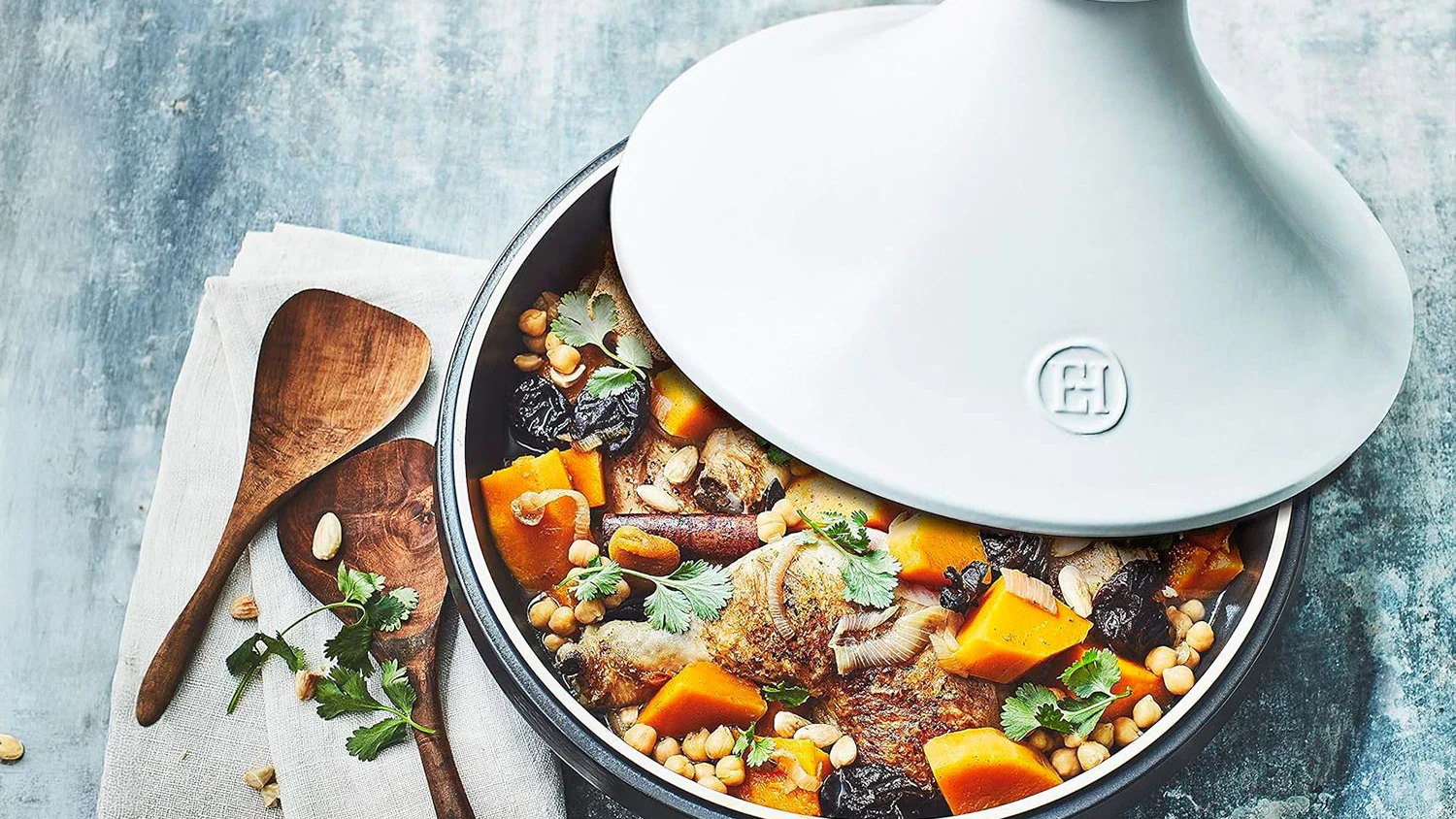 Tajín de pollo especiado con calabaza-image