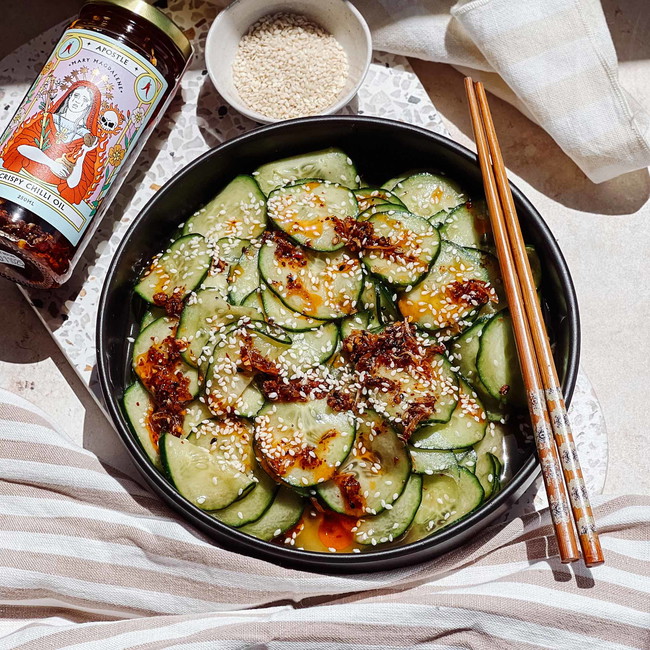 Image of Cucumber Salad with Mary Magdalene