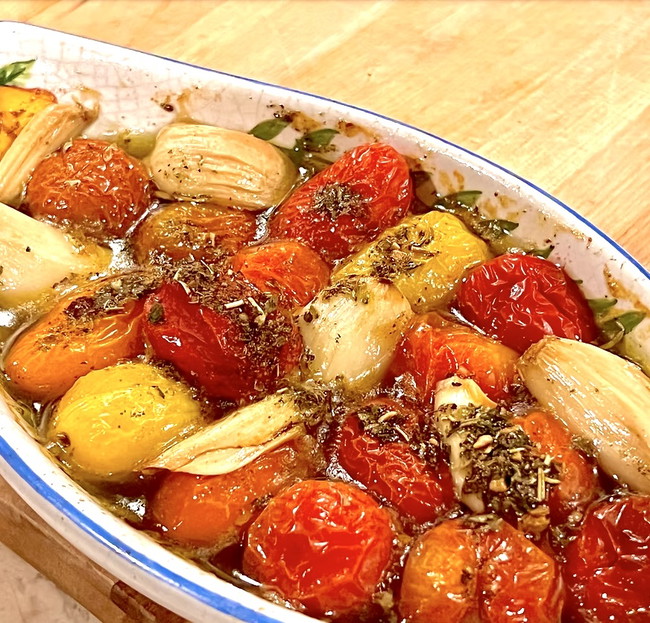 Image of Tomato Confit with Pasta Toss Seasoning