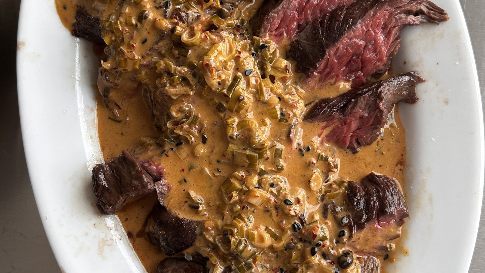 Image of Steak Au Poivre.