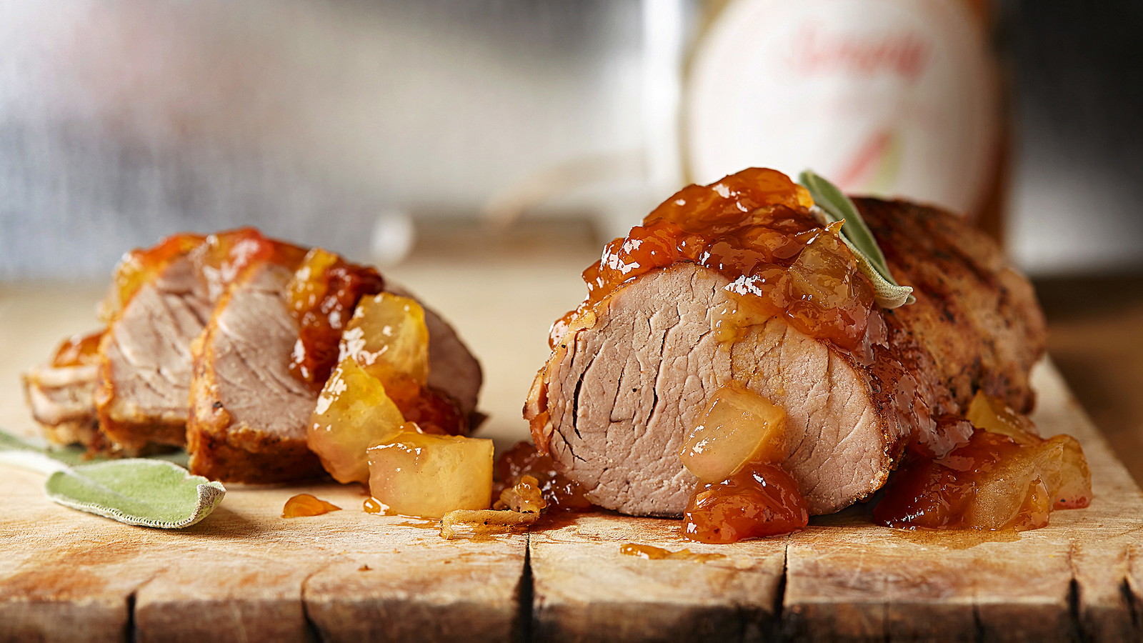 Image of Spiced Watermelon Pickle Pork Chops