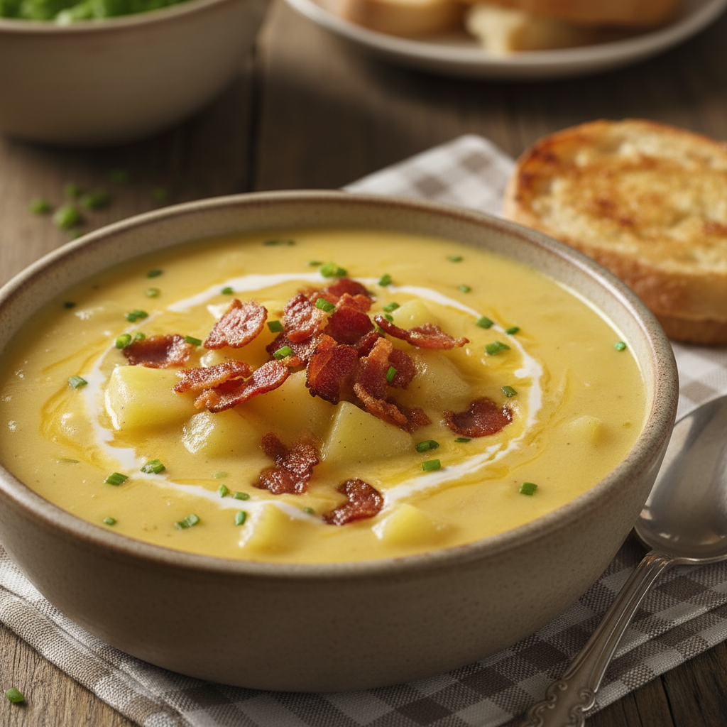 Cheddar Potato Soup