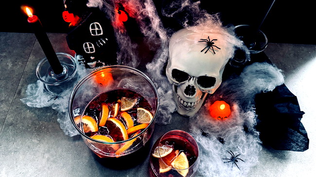 Image of Alkoholfreie Halloween Bowle: fruchtig & spritzig