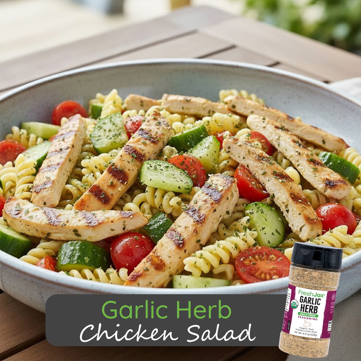 Garlic Herb Chicken Salad