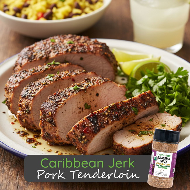 Image of Caribbean Jerk Pork Tenderloin