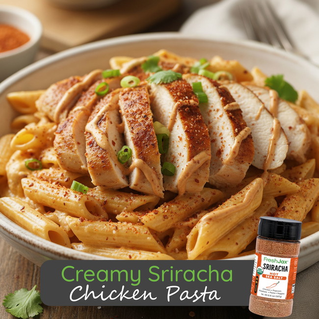 Image of Creamy Sriracha Chicken Pasta