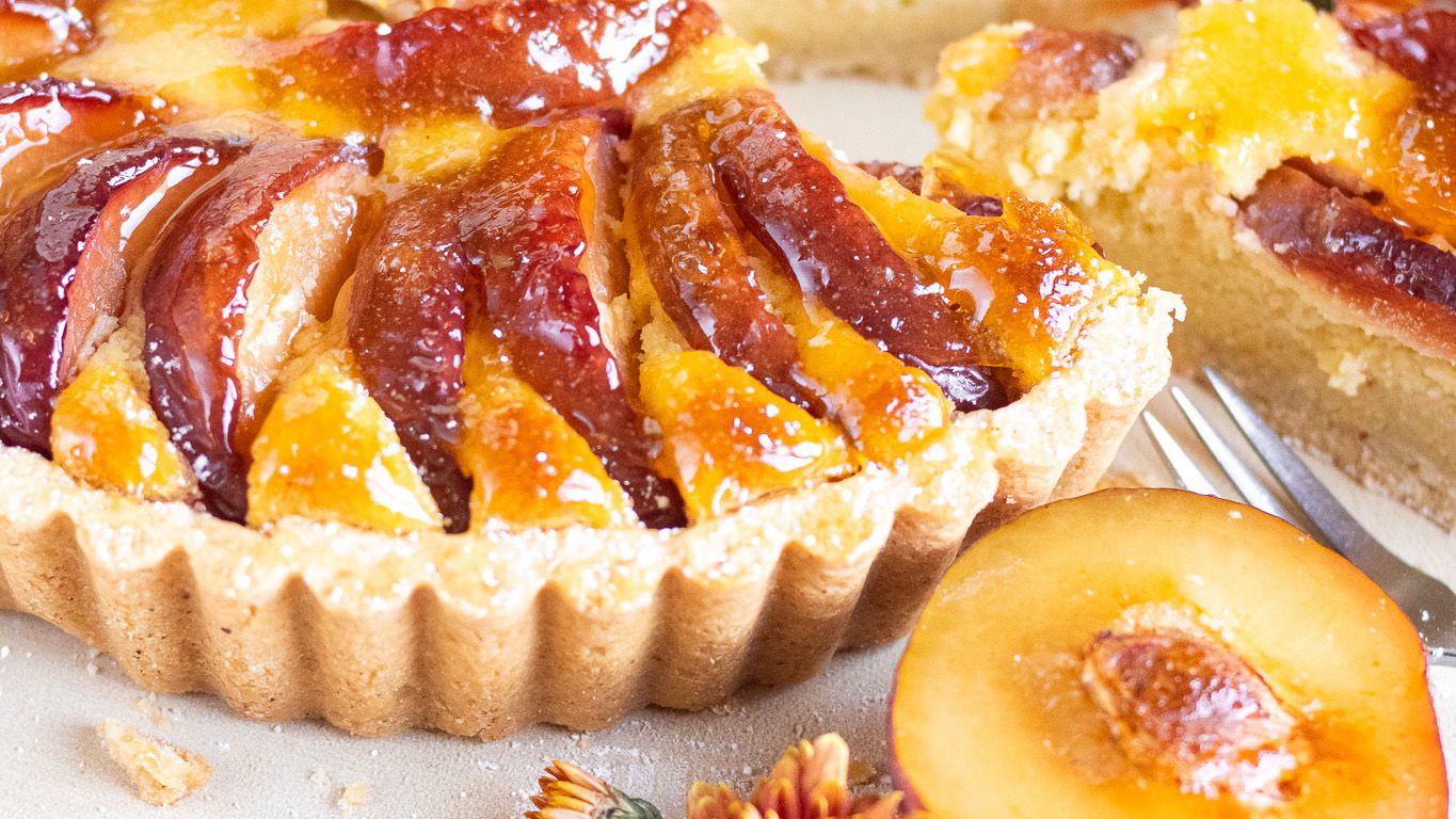 Image of Rustic Plum Tart
