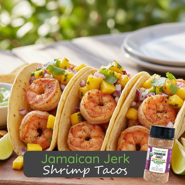 Image of Jamaican Jerk Shrimp Tacos