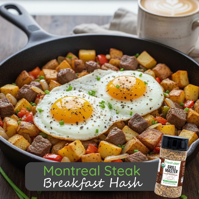 Image of Montreal Steak Breakfast Hash