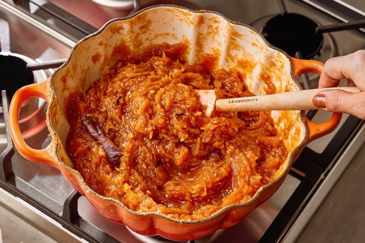 Confiture de potiron et noix de coco