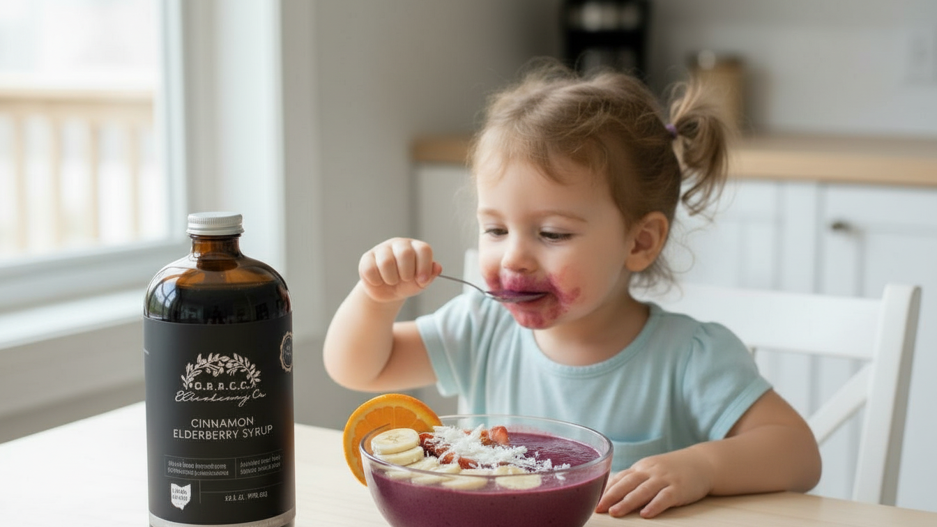 Image of Elderberry Smoothie Bowl