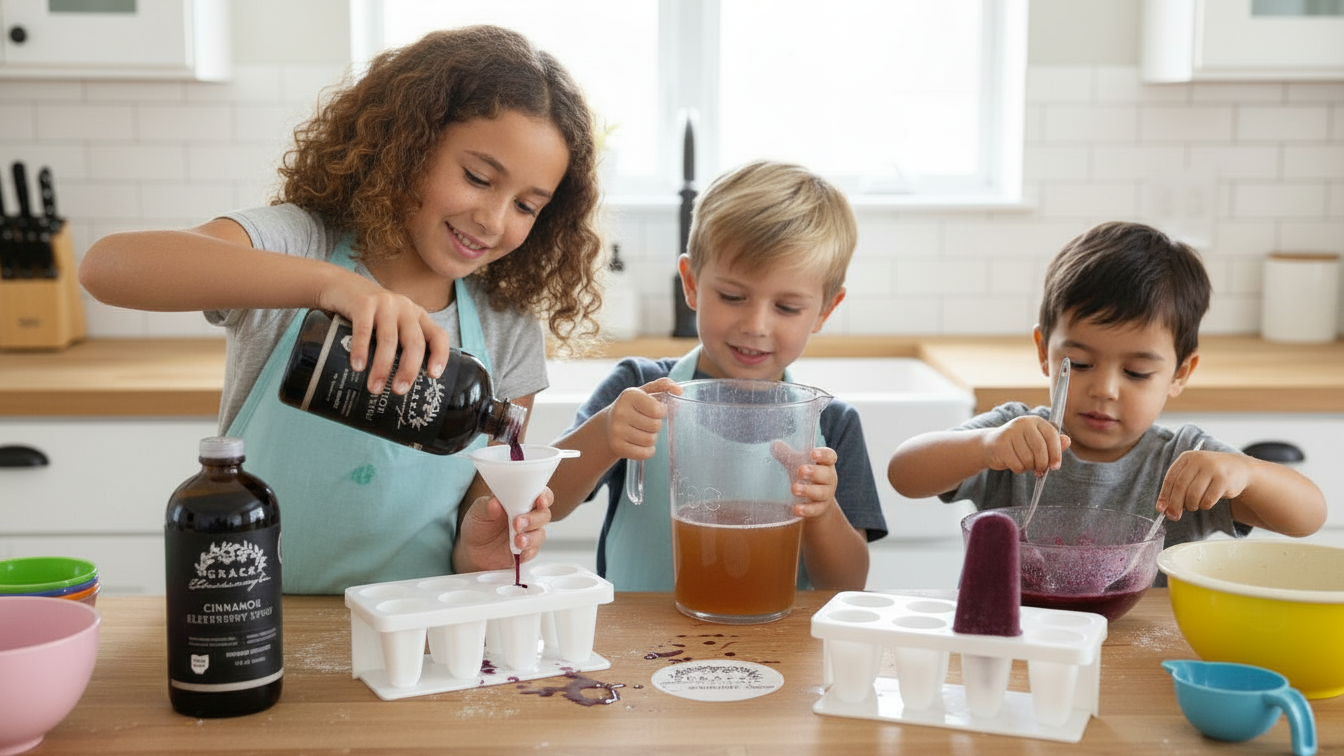 Image of Elderberry Popsicles
