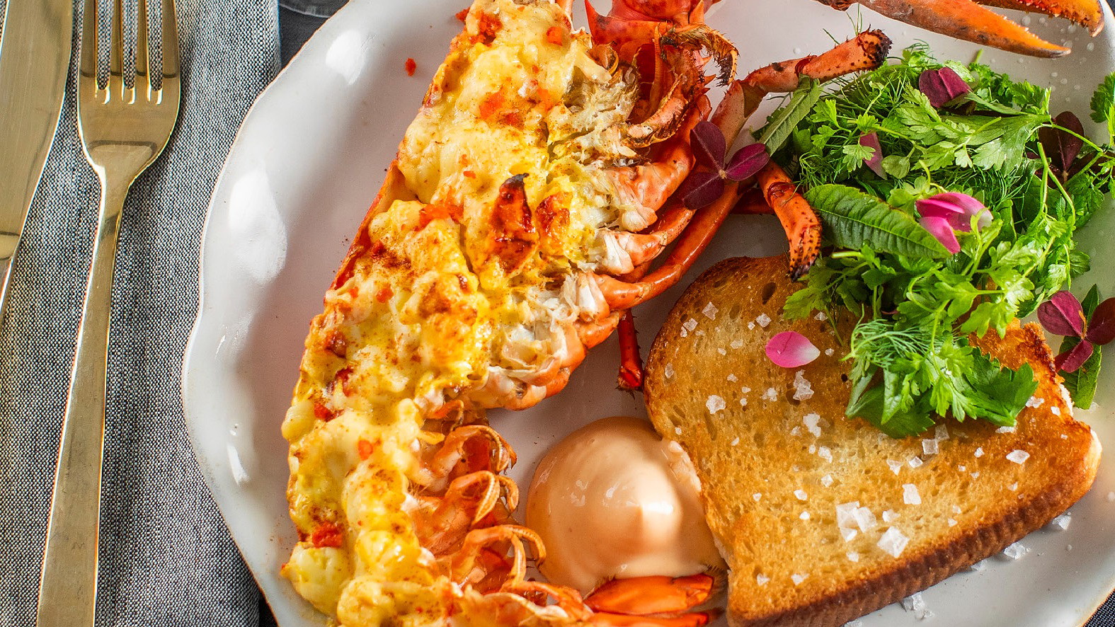 Image of Gratineret Hummer Thermidor 