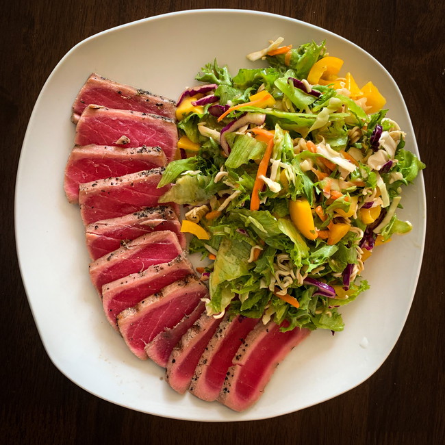 Image of Salade Asiatique Mangue Et Sésame